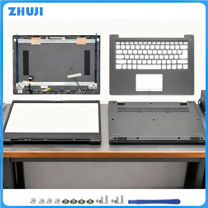 

New Lcd Back Cover Palmrest Keyboard Bezel Bottom Case Hinge For IdeaPad 3-14 3-14ADA05 3-14ARE05 14IML05 14IIL05