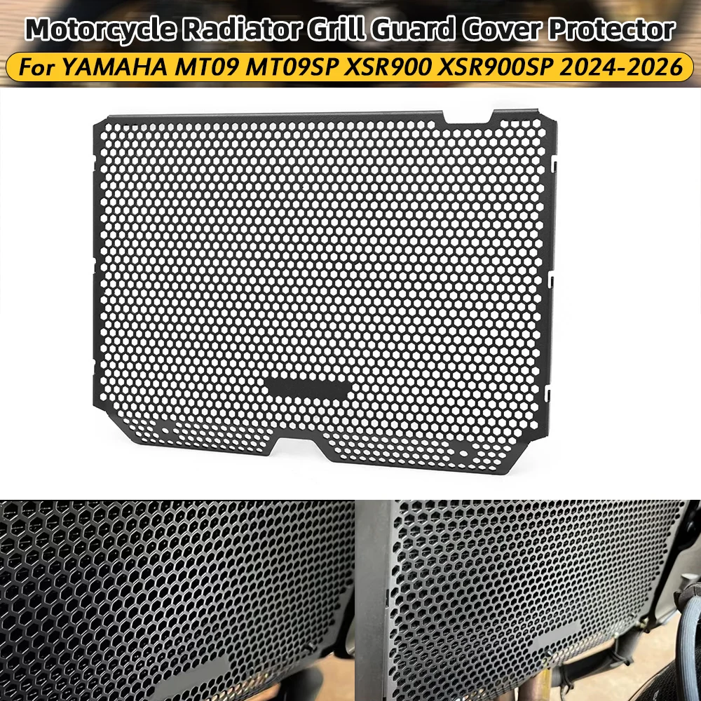 

Radiator Guard For Yamaha MT 09 MT09 MT-09 SP Y-AMT YAMT MT-09SP 2024 2025 2026 Radiator Grille Guard Cover Protector Protection