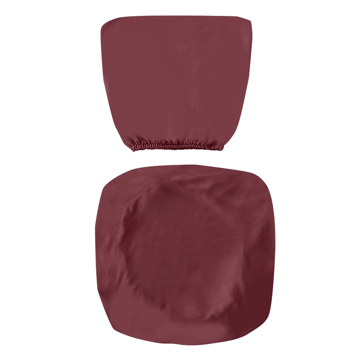 

Office Chair Cover Solid Color Polyester Elastic Split Design Stretchy Protective Case Removable Chair Cover for Party Banquet