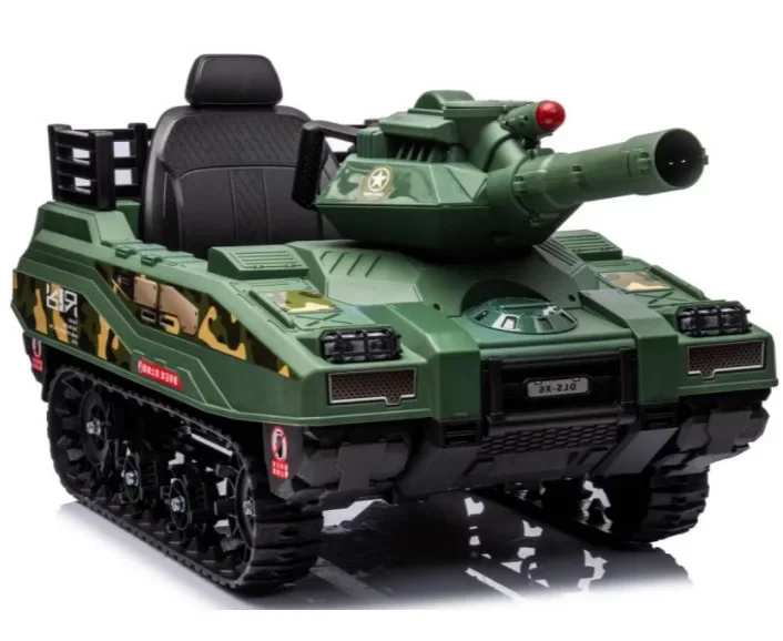 

DLS New Model children double-drive kids Ride on Car tank toy 12v 24V Battery RC Operated kids electric Ride on Tank Car