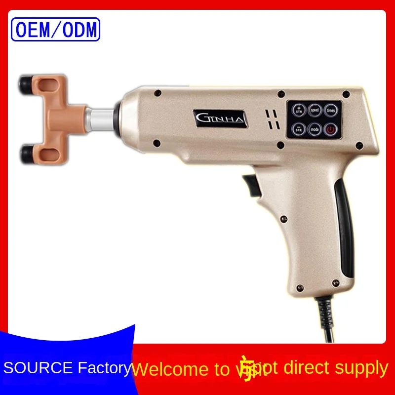 

Direct Supply Golden Upgraded Spine Gun Bone Setting Gun Spine Activation Correction Massager Production Factory