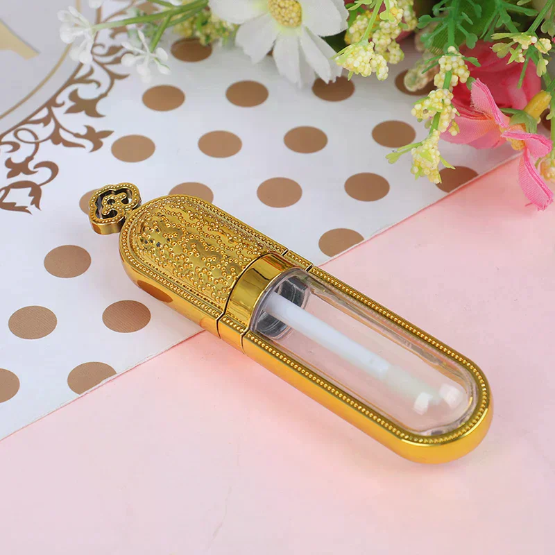 Pretty lip gloss tube lip balm bottle container refillable empty lip gloss tube