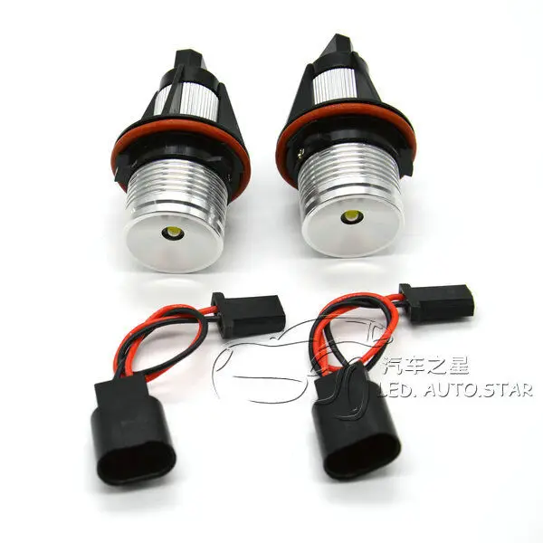 2x FOR BMW E39 E53 Angel Eye Halo Ring Marker Side Light White LED Bulb Error Free.WHITE,AMBER,BLUE,RED