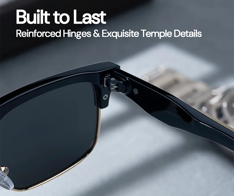 Retro Quadratische Punk-Sonnenbrille für Herren 2026 Luxus Designer Vintage Farbwechselnde Fahr-Steampunk-Sonnenbrille für Männer Eyewear Shades – Detail 4