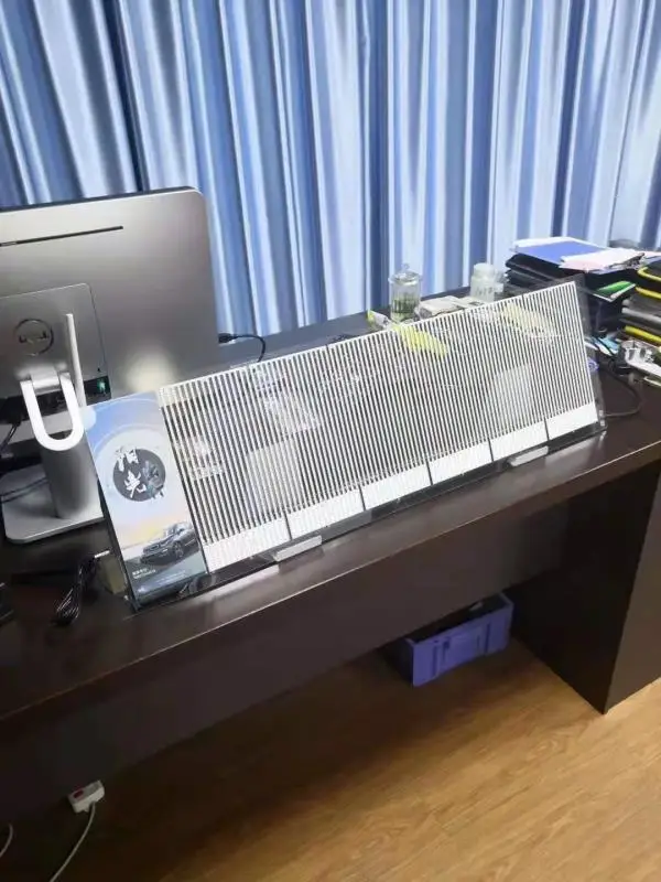 TY تصميم جديد لافتات رقمية نافذة خلفية للسيارة نافذة خلفية شفافة LED شاشة LED شفافة #6