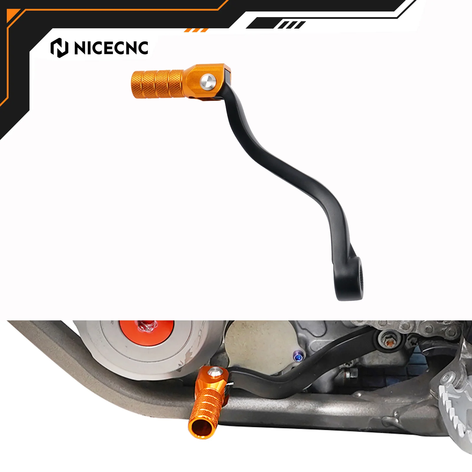 

NICECNC For KTM SXF 450 2007-2012 EXCF XCFW 250 2009-2011 SXF XCF 350 2011-2016 EXC 250 01-03 Folding Gear Shift Shifter Lever