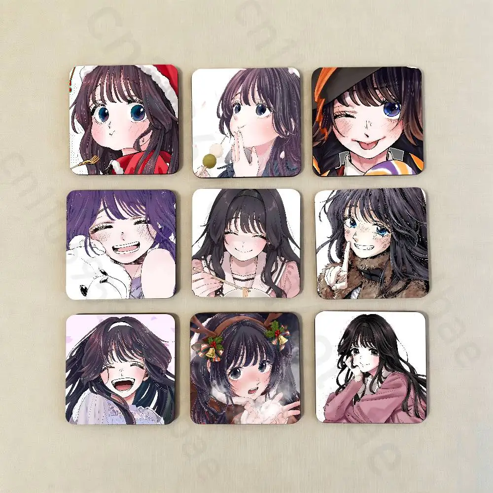 

Waguri Anime Kaoruko Fridge Magnet Personalized Magnetic Durable Plastic Square Picture Surface Fridge Magnets