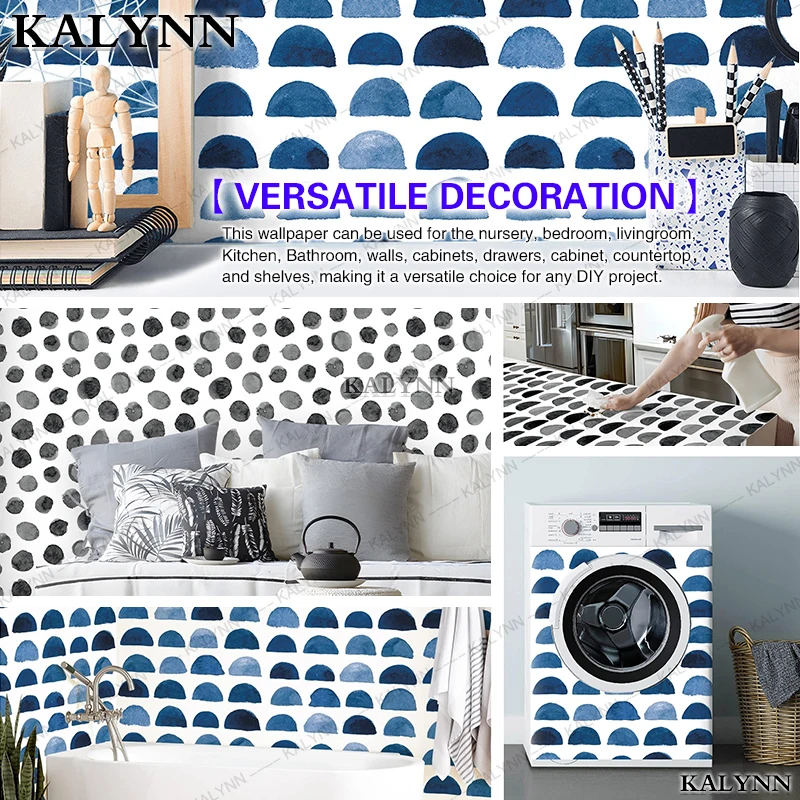 Geometric Style Aelf-Wdhesive Wallpaper Peel and Stick Wall Stickers Vinyl Decoratio Contact Paper for for Living Room Furniture