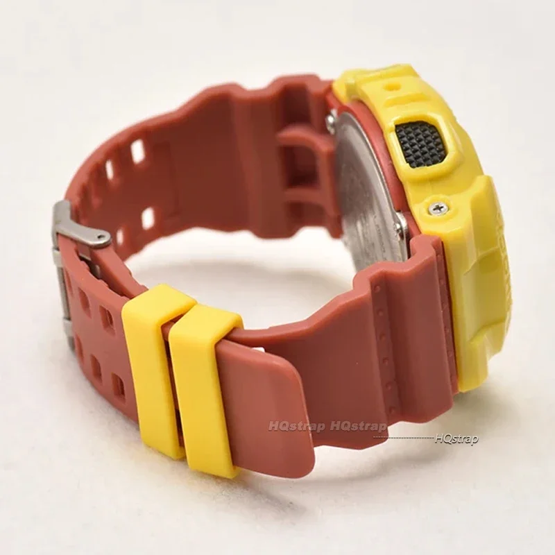 4 قطعة المطاط ساعات سيليكون الفرقة حارس 16 مللي متر 18 مللي متر 20 مللي متر 22 مللي متر 24 مللي متر 26 مللي متر حزام ساعة اليد حامل الأمن حلقة حلقة معصمه خواتم #2