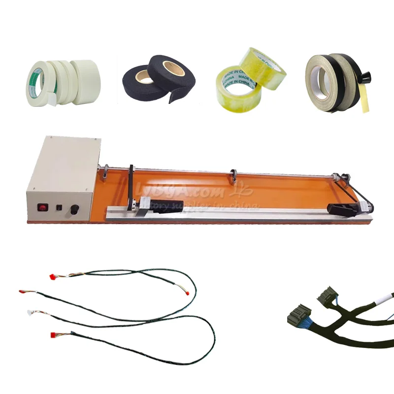 ماكينة تغليف الشريط الملتوية شبه أوتوماتيكية ماكينة لف كابلات الأسلاك الكاملة أقصى قطر السلك 1-25 مللي متر سلك تسخير #1