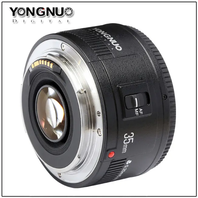 YONGNUO YN35mm F2 Standard Prime Lens Auto for Nikon F Mount D7100 D800 D750 D5100 D90 DSLR Camera,for Canon 6D DSLR Camera