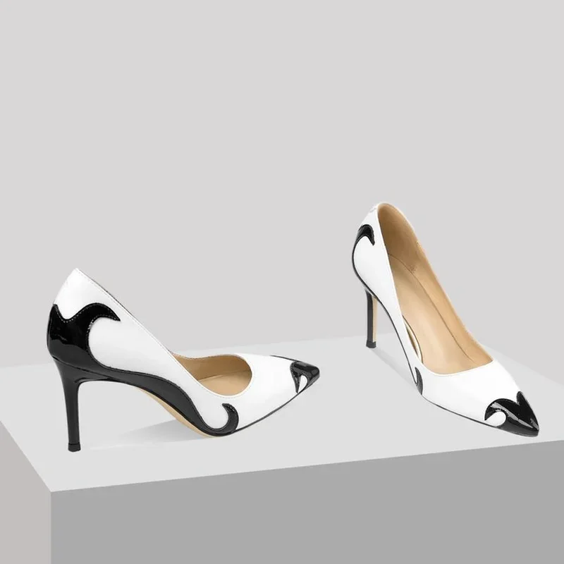 Pumps 2022 Spring Autumn New Fashion Women\'s High Heels Stiletto 6.5-8.8cm Sexy Pointed Toe Party Women\'s Shoes Chaussures Femme