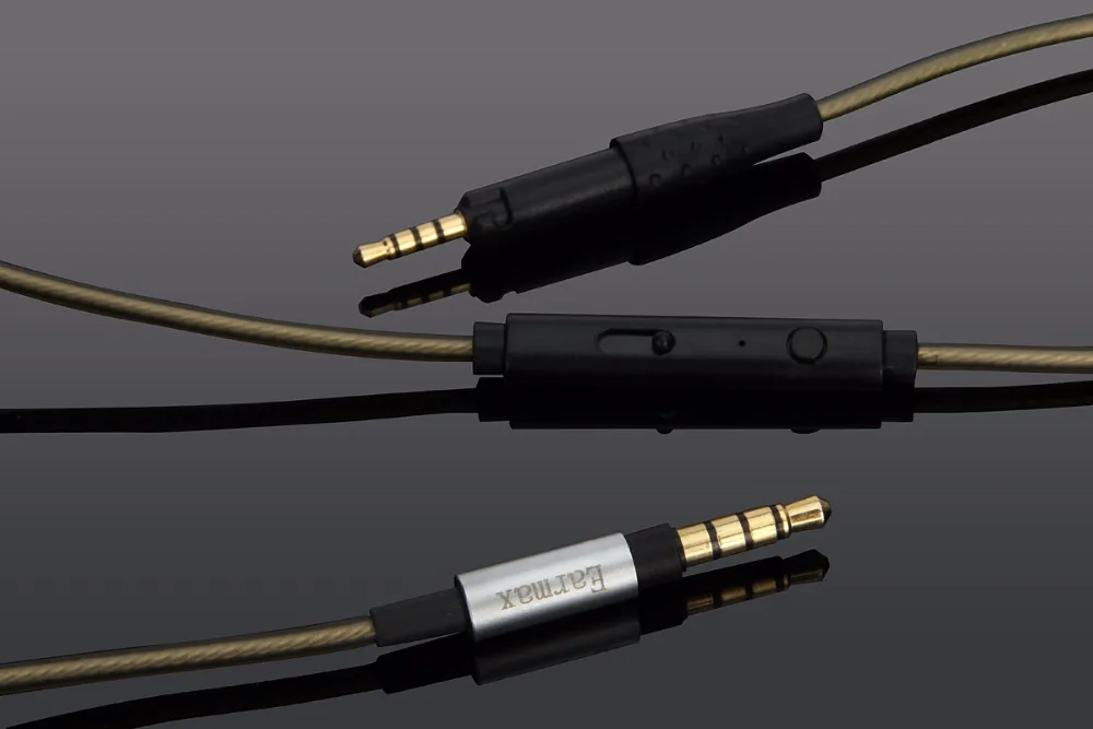 Zamiennik Upgrade posrebrzany kabel Audio z mikrofonem do austriackiego Audio Hi-X15 Hi-X65 Hi-X50 X55 słuchawki