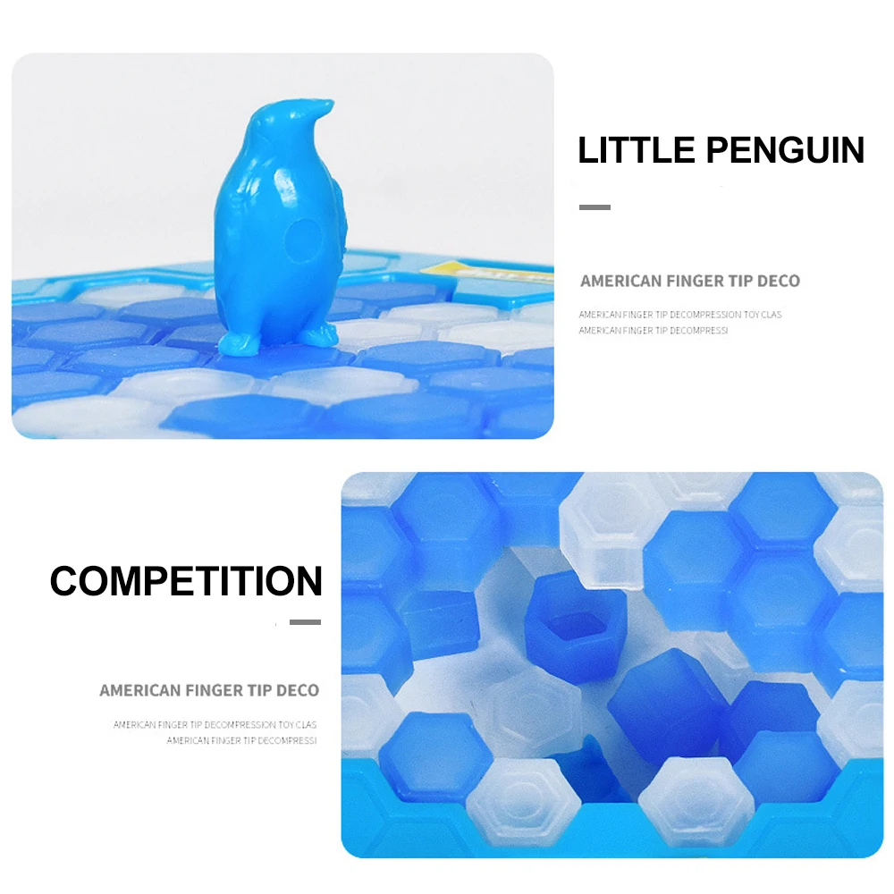 Mini Penguin Trap Parent-child Interactive Entertainment Indoor Board Game Toys For Kid Family Break Ice Block Save Penguin