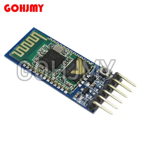 10 stks Gratis Verzending 10 stks/partij HC05 JY-MCU anti-reverse, geïntegreerde Bluetooth seriële pass-through module, HC-05 master-slave 6pin