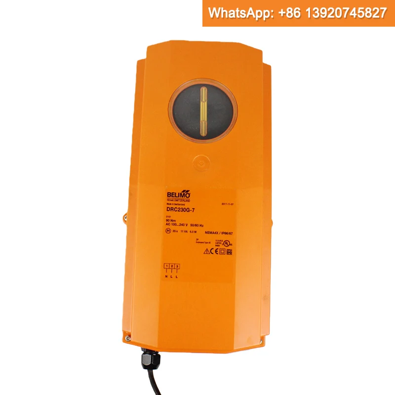 

Поворотный привод Belimo DRC230G-7 для клапанов-бабочек AC230V с открытым закрытием, для использования на открытом воздухе, макс. 90 Нм, быстрая работа, системы кондиционирования воздуха