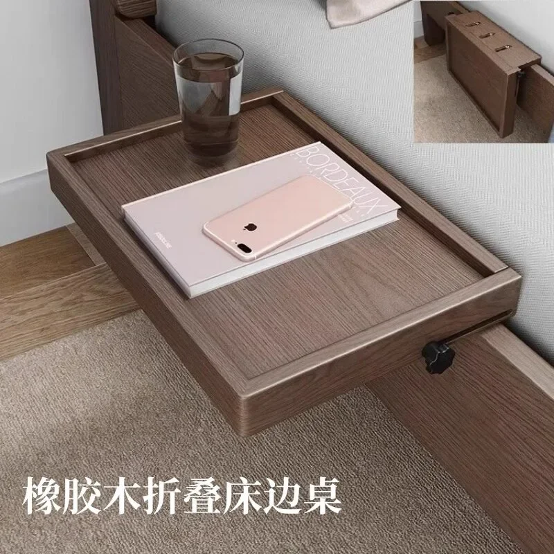 Upper bunk suspended bed frame card bedside table foldable backrest board no punching upper bunk bedside shelf small table board