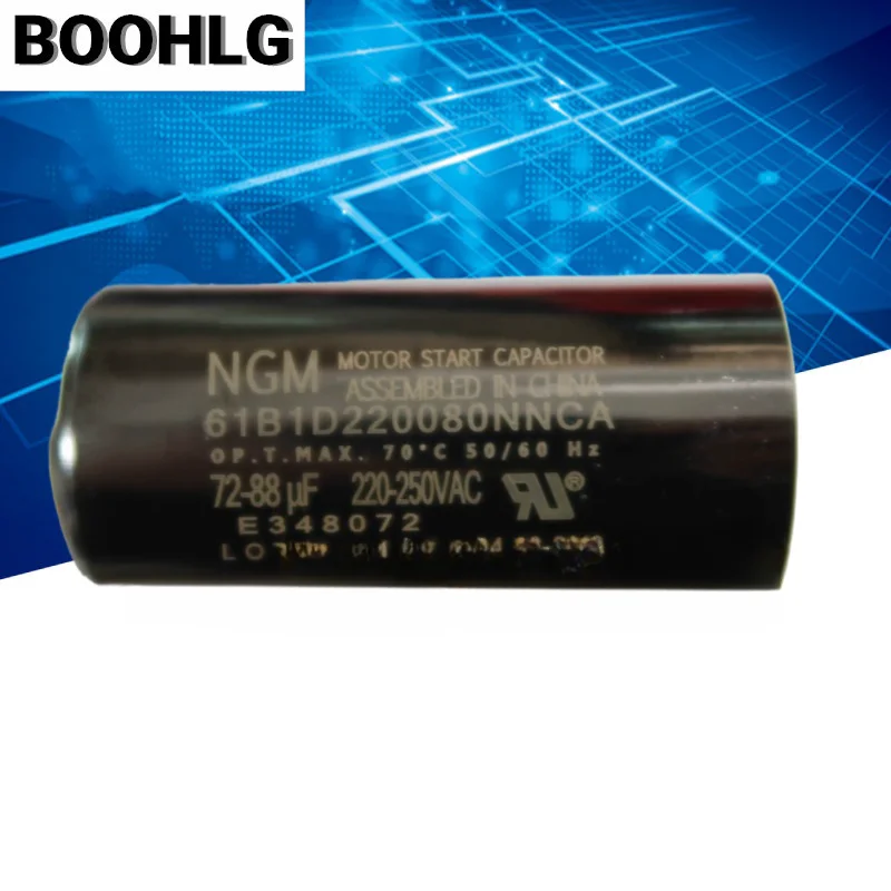 1 قطعة NGM مكثف 220VAC/250VAC 64-77 فائق التوهج 72-88 فائق التوهج 88-106 فائق التوهج 161-193 فائق التوهج