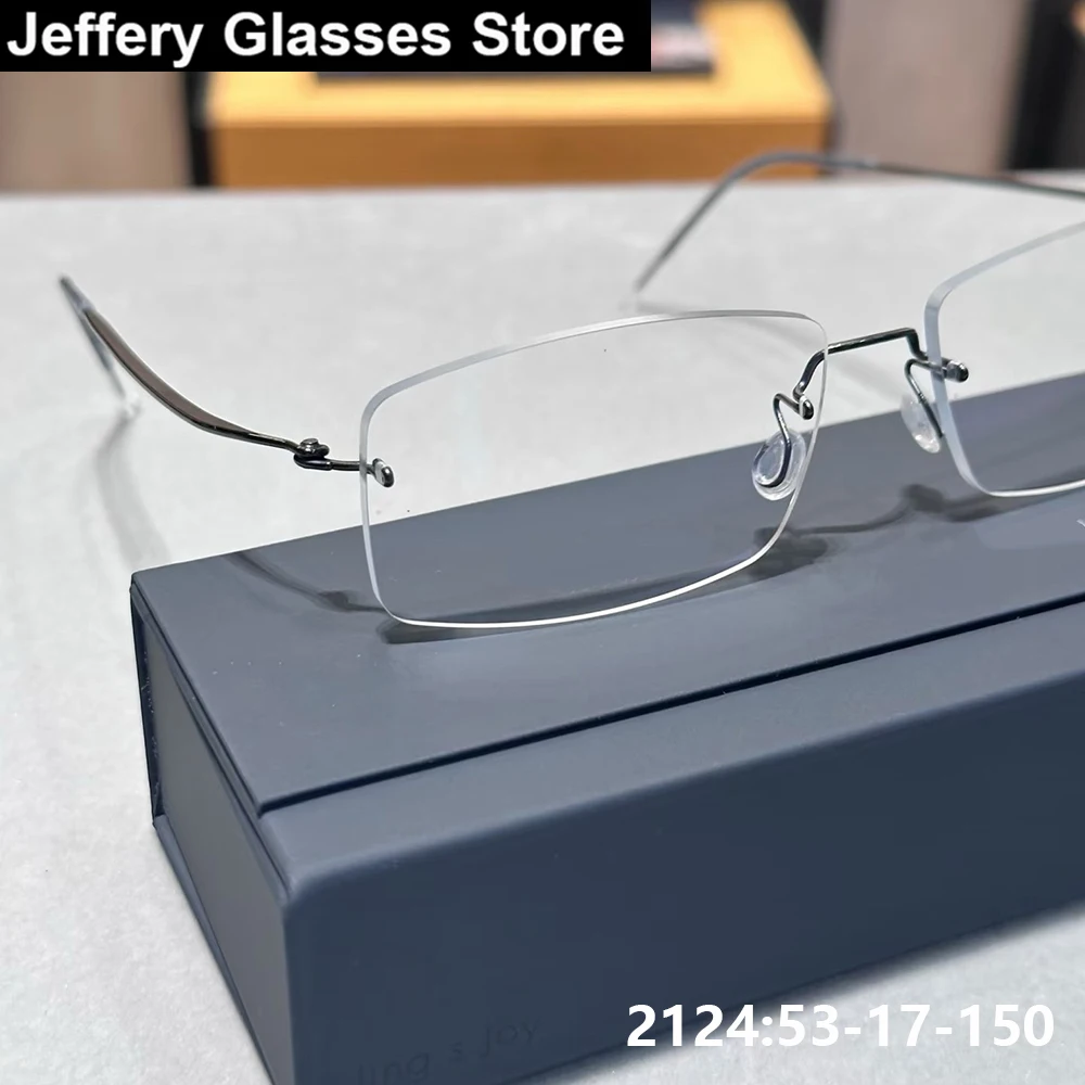 denmark-brand-rectangle-rimless-glasses-frame-2124-men-women-pure-titanium-ultralight-business-eyeglasses-designer-spectacles