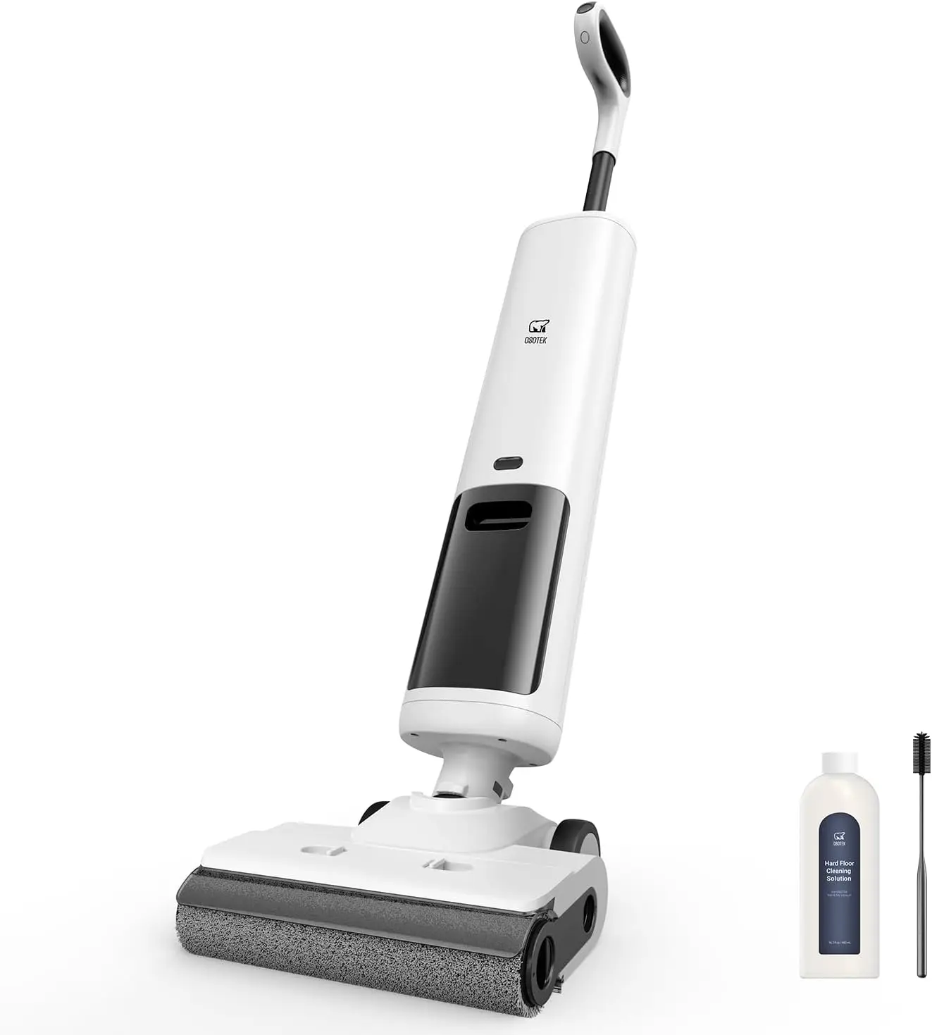 Cordless Wet Dry Vacuum Cleaner and Mop for Hard Floors,Unique 180° Flat,Edge Clean, Digital Display, Anti-Tangl