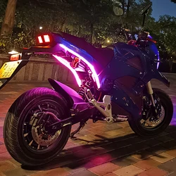 Motorcycle Turn Signal Lamp LED Daytime Running Lights Tail Light DRL Waterproof Decoration Strip Motor Brake Flowing Light