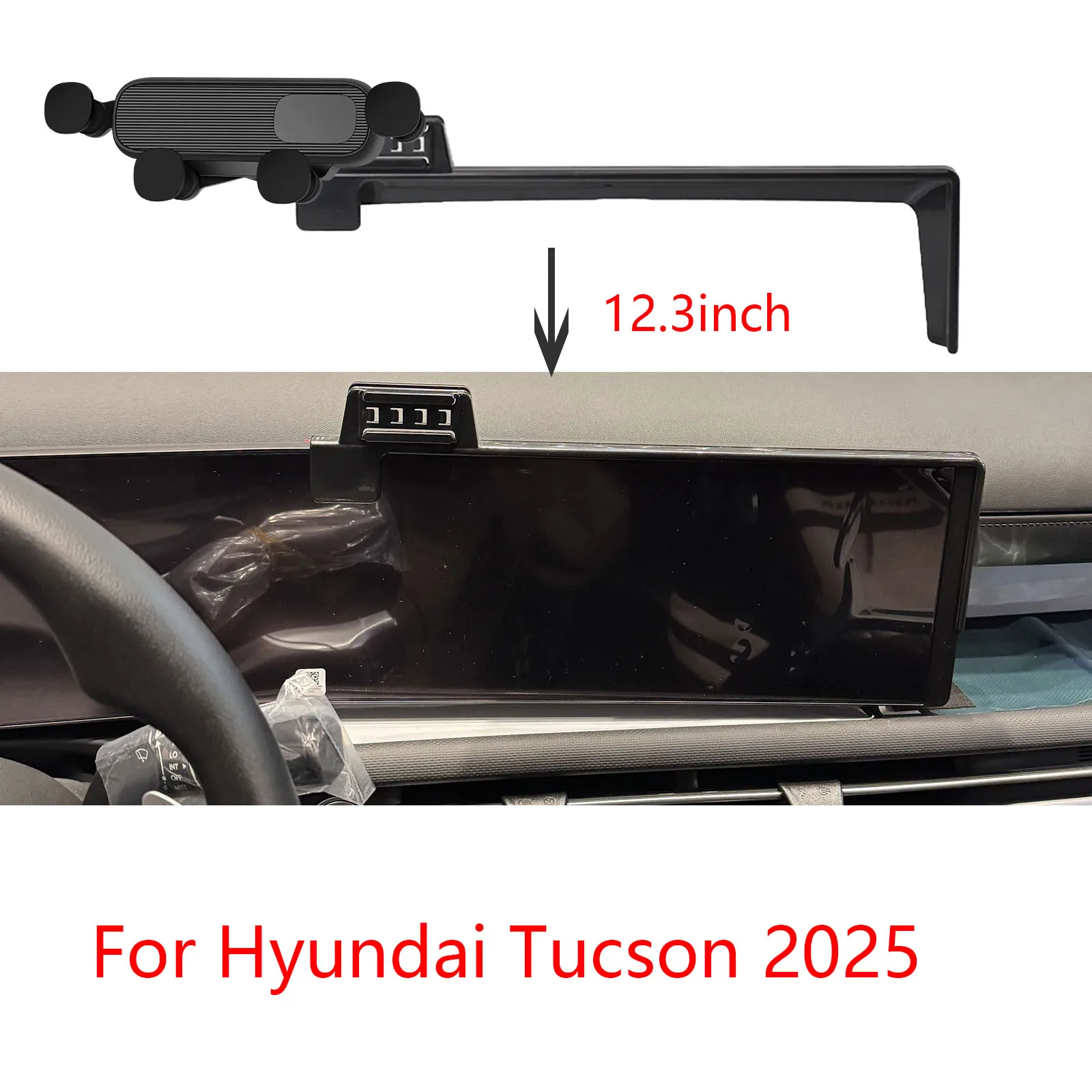 

Car Mobile Phone Holder for Hyundai Tucson 2025 NX4 GPS Bracket Navigation Stand Accessories