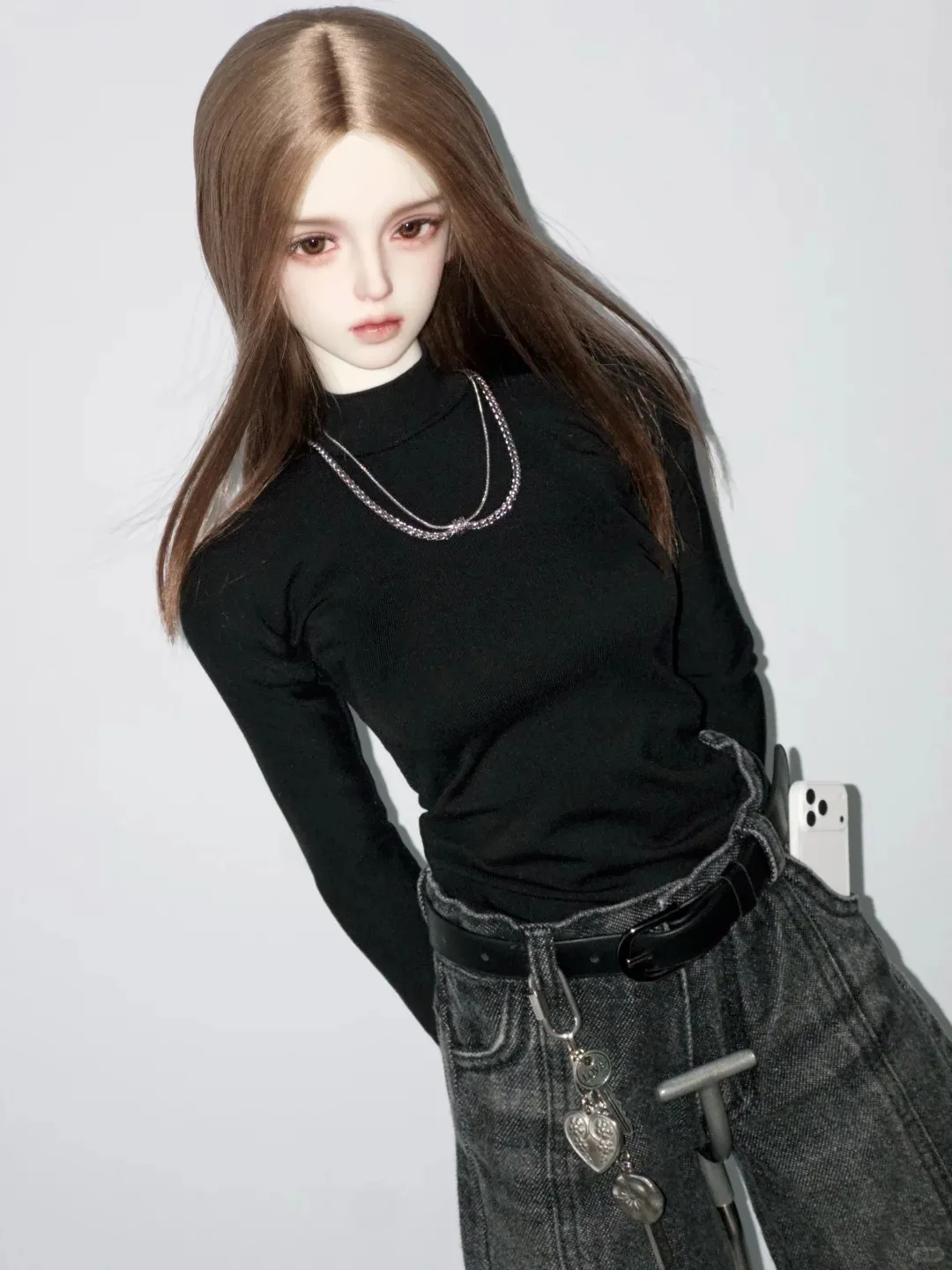 Show Big Chest High Quality Ball Jointed resin in stock   New bjd sd doll stella 1/3Bjd Dolls Campus Assembly free shipping