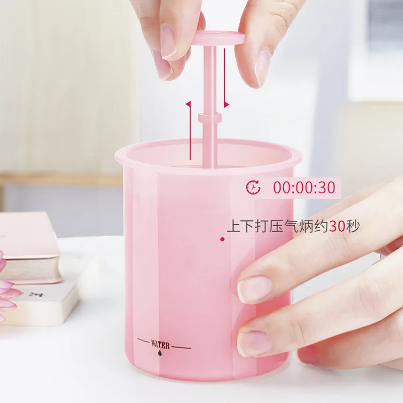 เครื่องทำโฟมล้างหน้าแบบพกพา ใช้งานง่าย ทำฟองทำความสะอาดผิวหน้า ใช้ซ้ำได้