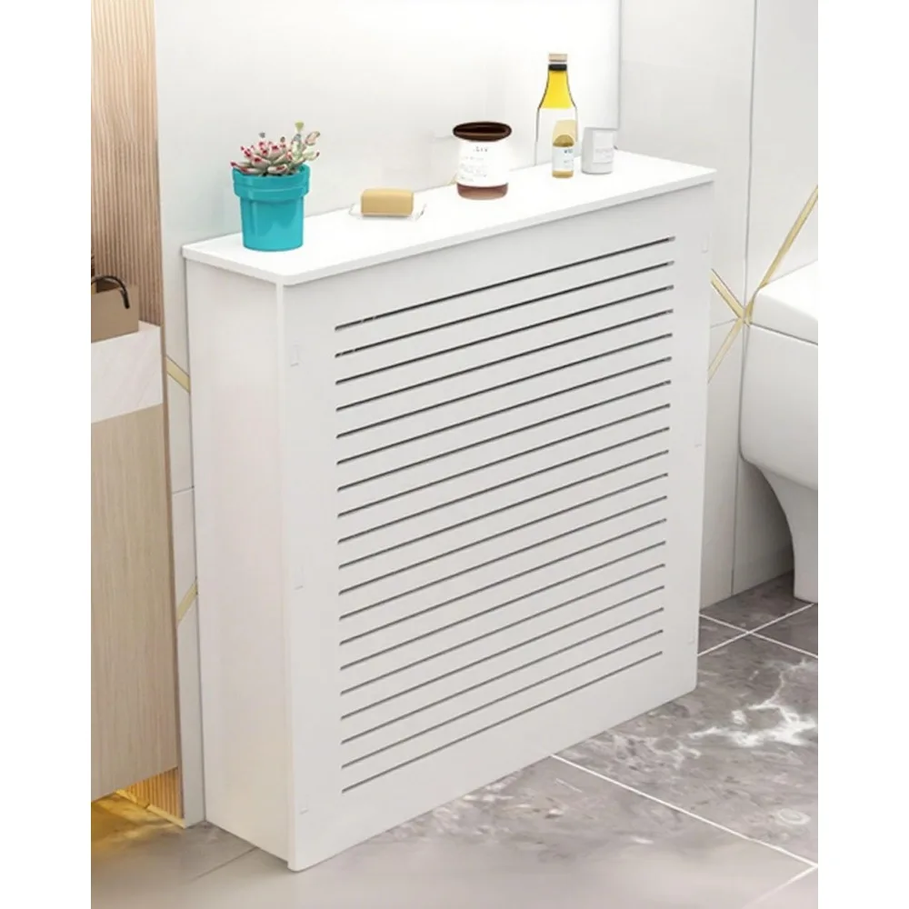 

Aigoss Modern Heater Cover, Steam Radiator Wall Heating Louvered Grill Cabinet, Living Room Bedroom Hallway Decorative Wooden,Cu