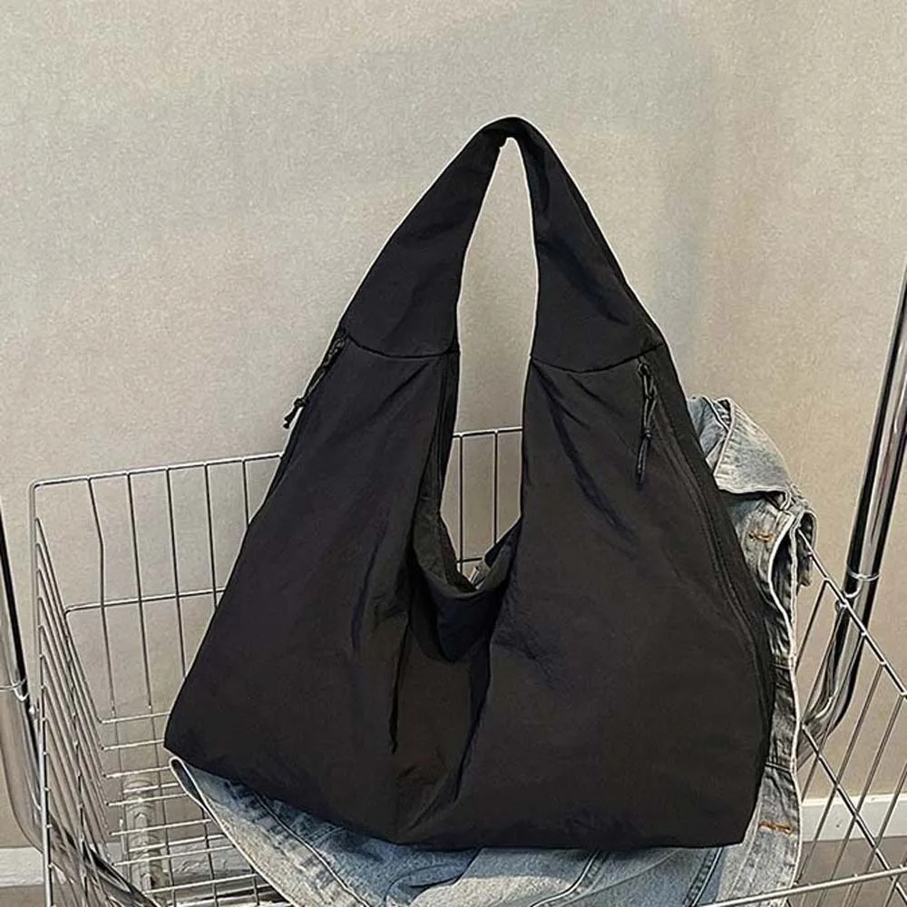 

Повседневная нейлоновая сумка на плечо с несколькими карманами, универсальная дорожная сумка в японском стиле, мягкая полиэстеровая сумка для хранения для покупок