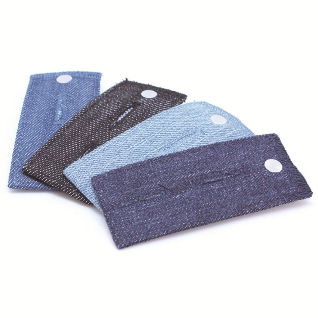 4pcs/set Denim Jeans Waist Extenders Waistband Expanders for Men Women Pregnancy Trousers Pants Jeans Skirt Button Extenders