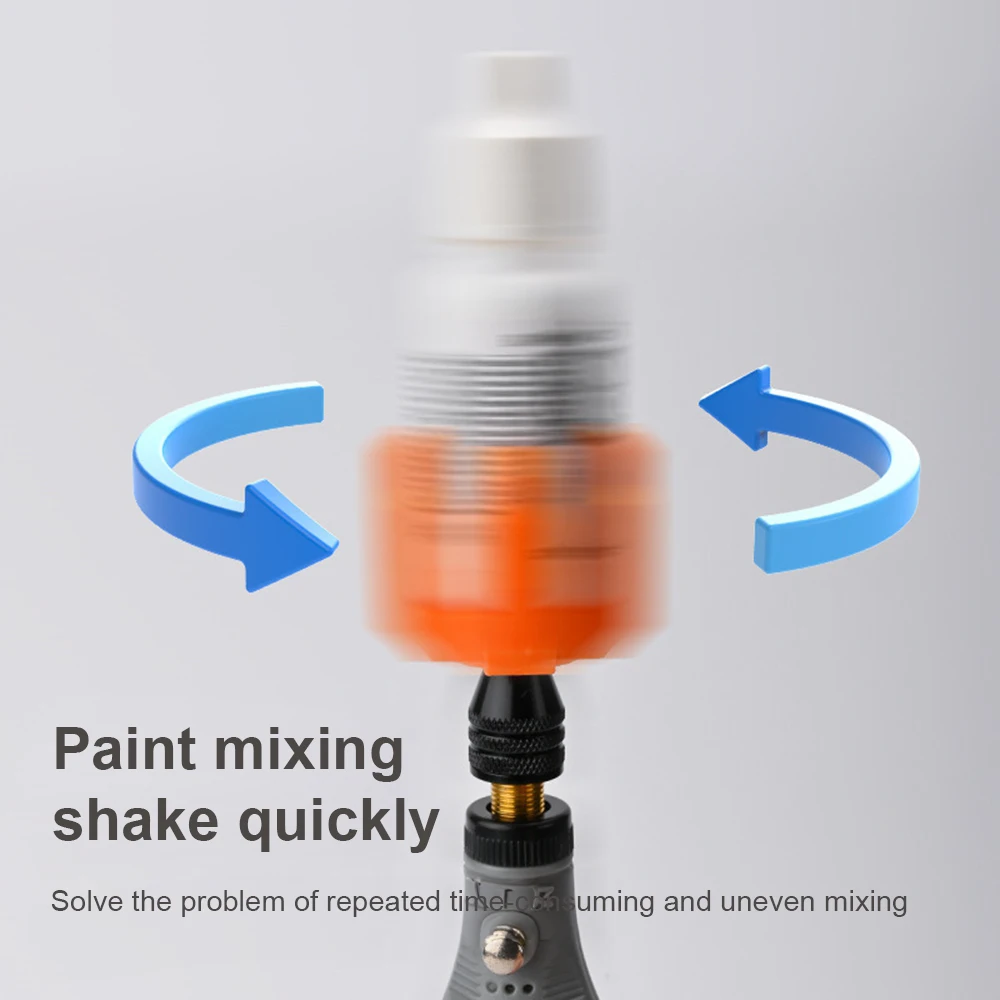 Модель миксера для краски, спиннер, мешалка, шейкер, насадка для дрели, держатель для миксера для бутылки с краской, вспомогательные зажимы с внутренним диаметром 20/25 мм
