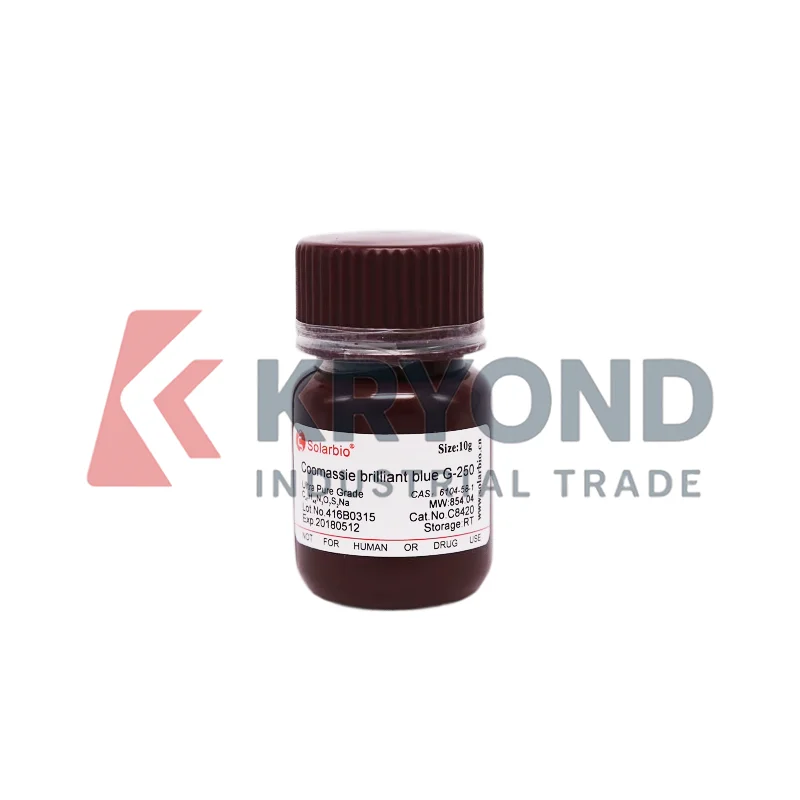 SOLARBIO Coomassie Brilliant Blue G-250 لتلطيخ البروتين وتطبيقات البحث المختبري المنتج الأصلي