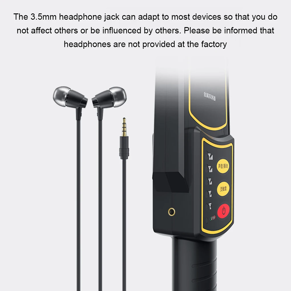 ABS 휴대용 보안 검사 기기 SW-752 대형 탐지 범위를 가진 휴대용 금속 탐지기