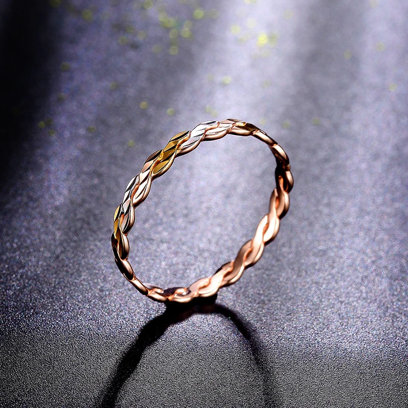 18K Pure gold ring real AU 750 solid gold Rings good beautiful upscale trendy Classic party fine jewelry hot sell new 2023