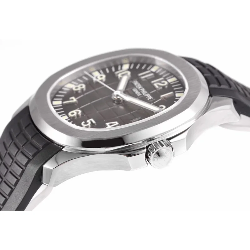 الجملة 3K Patek 8.1 مللي متر رقيقة جدا 5167A مضيئة الغوص ساعة Cal.330 الميكانيكية فيليب الساعات للرجال مع حزام مطاطي