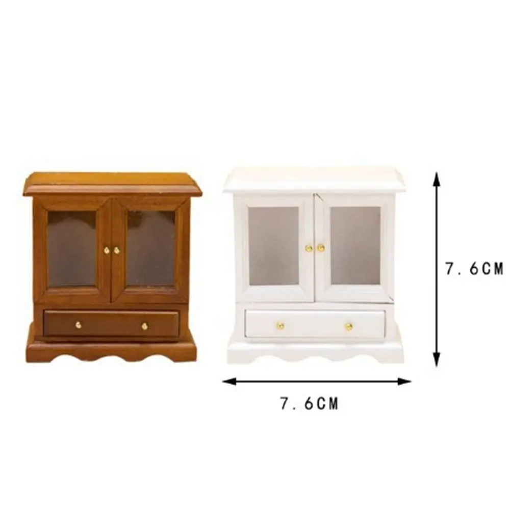 رف تخزين مصغر لبيت الدمية ، خزانة عرض طاولة القهوة ، أثاث محاكاة رف الكتب ، ألعاب نموذجية لبيت الدمية ،