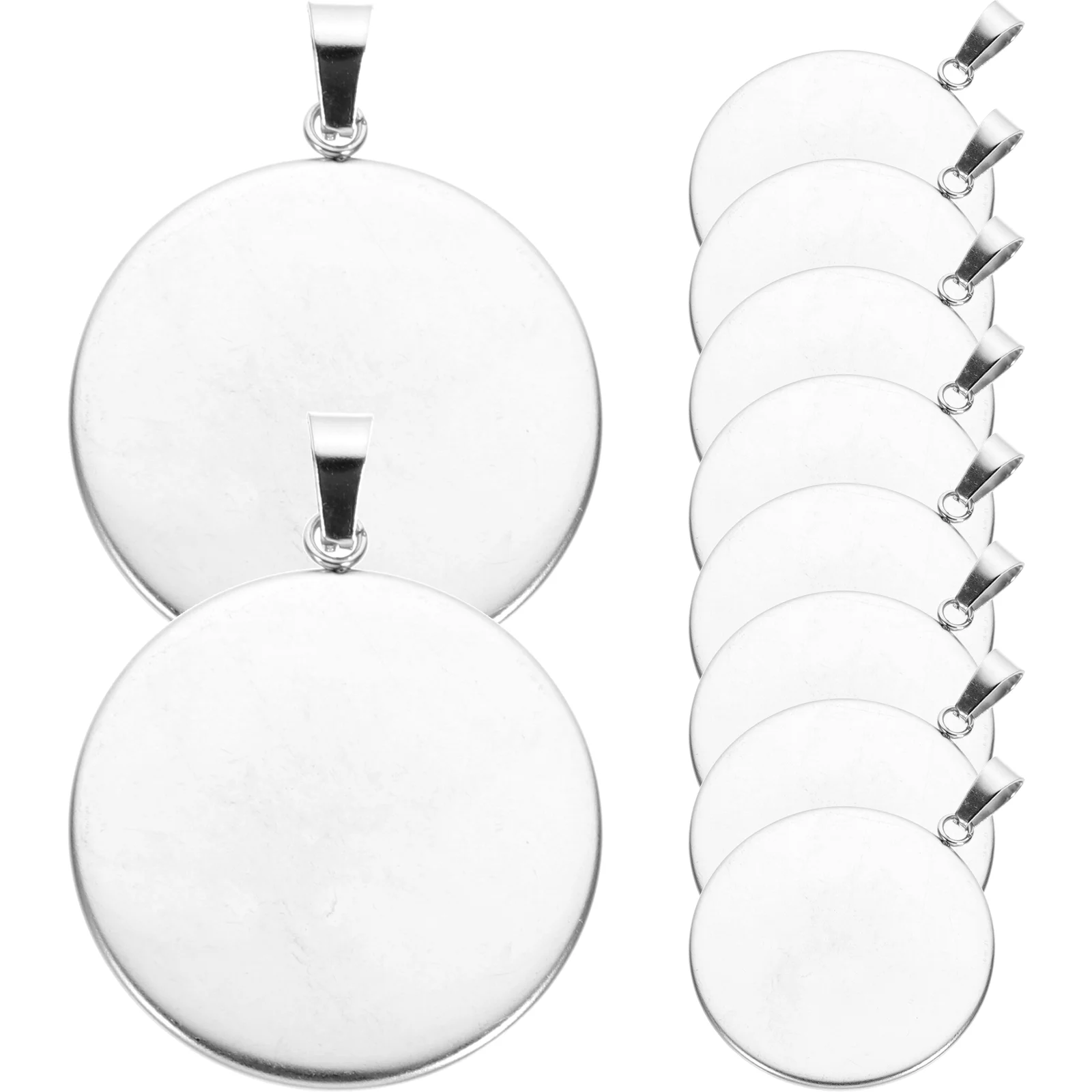 Earring Backs Sterling Silver Necklace DIY Pendant Holder Jewelry Trays Key Rings