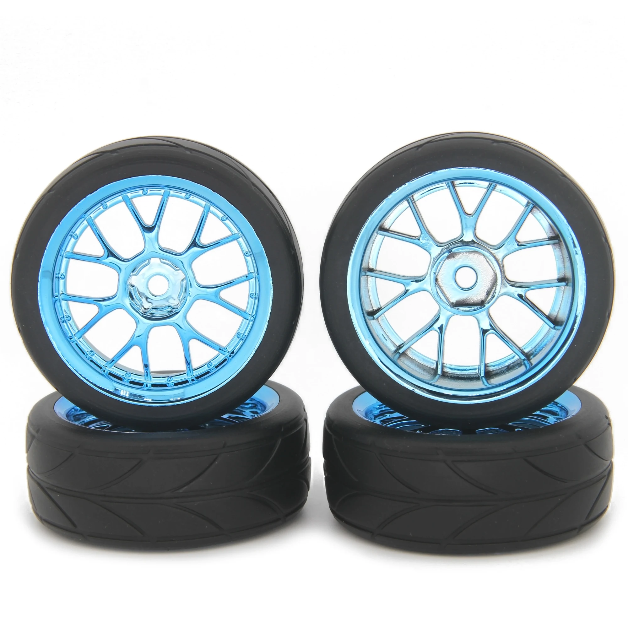 1.9 Inch Tires 65mm 12mm Hex Wheel Tyres Tires for 1/10 1/14 on Road RC Racing Car Competitable Tamiya Exceed 144001 94123 94122