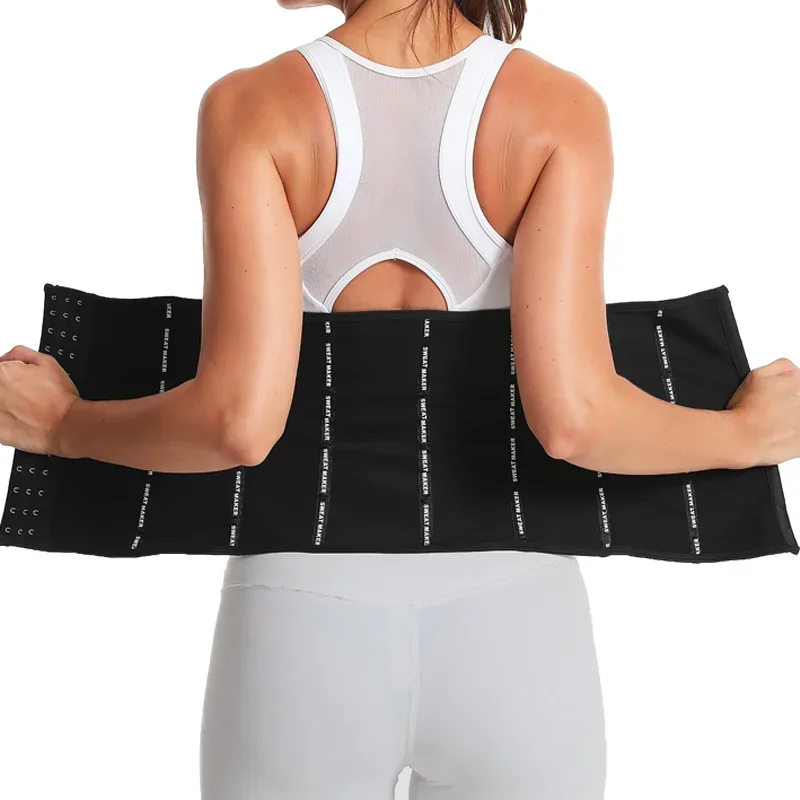 Women Sauna Sweat Belt Sweat to Lose Weight Slimming Sheath Woman Flat Belly Waist Trainer Corset Tummy Control Body Shapers