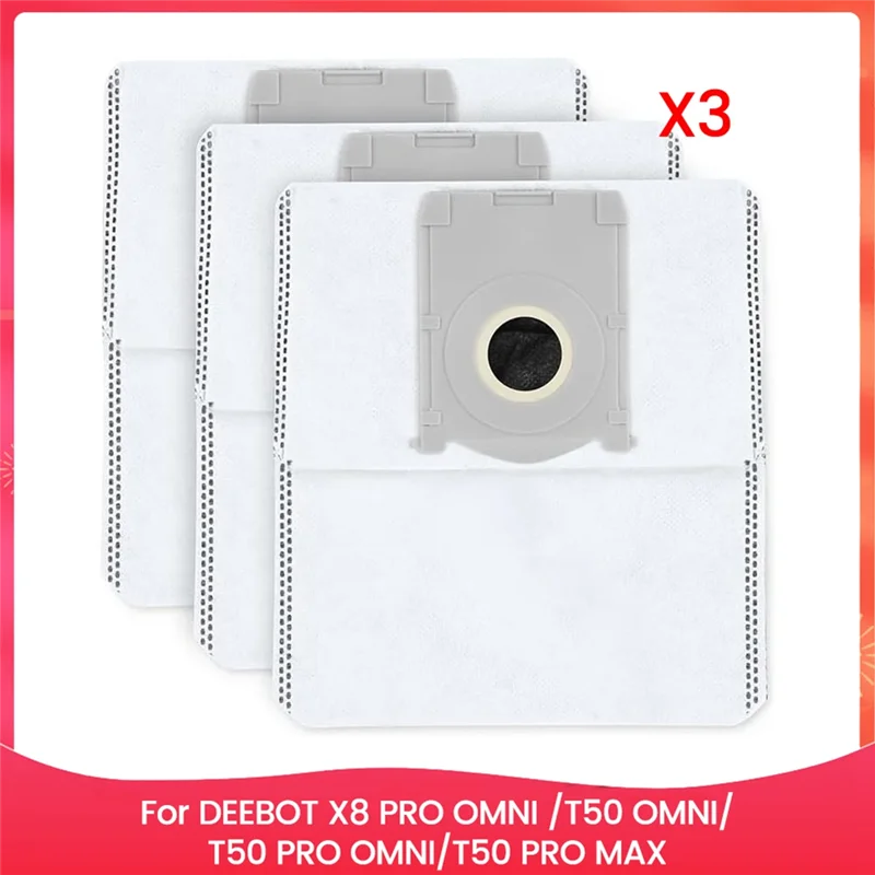 AT28-sac à poussière pour ECOVACS DEEBOT X8 PRO OMNI /T50 OMNI/T50 PRO OMNI/T50 PRO MAX Kit d'accessoires pour aspirateur Robot