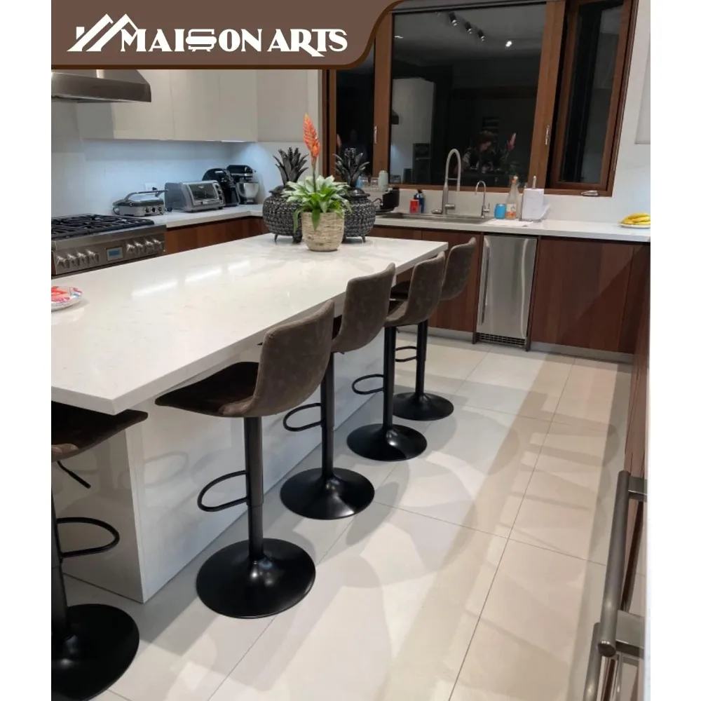 Swivel Bar Stools Set of 2 for Kitchen Counter Adjustable Counter Height Bar Chairs