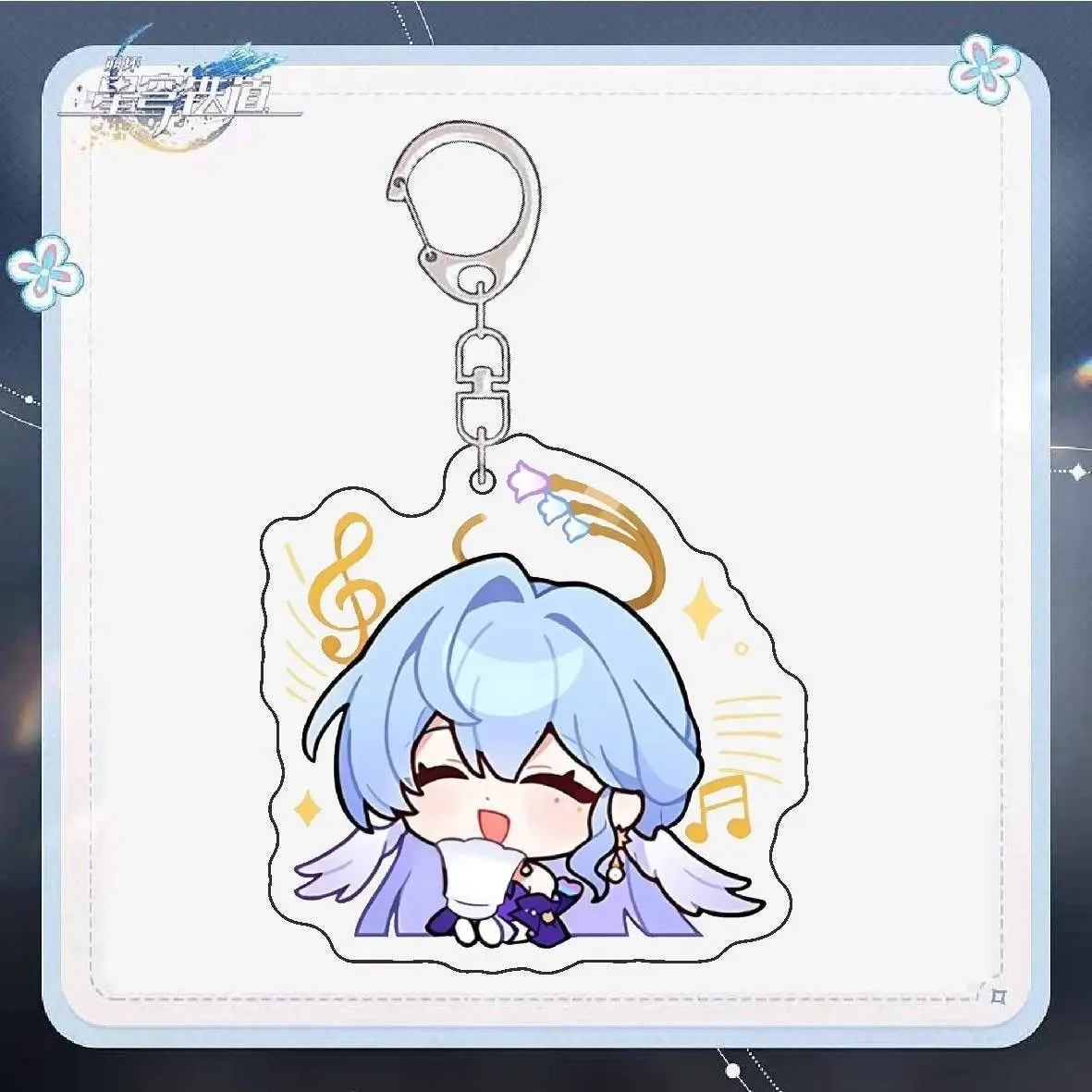 Honkai-Star Rail Anime KeyJOSunday C. Men Key for Women, Creative Charms, Figure, Acrylique Keyring, Pendant Gift, Fashion