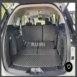 Custom special car trunk mats for Isuzu Mu-x 7 seats 2026-2021 waterproof cargo liner mat boot carpets cover for MUX 2024