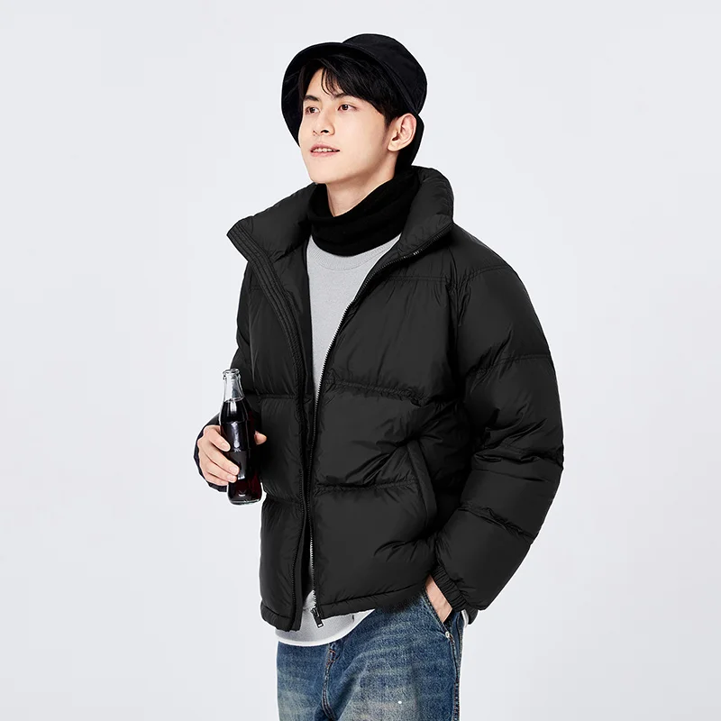 Semir Down Jacket Men 2022 Winter New Light Warm Loose Warm Three-proof Jacket Casual Wind Bread Light Tide