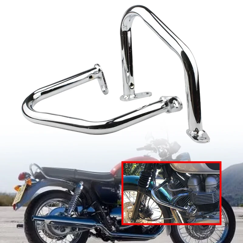 

Fit For Bonneville T100 T120 Bobber Thruxton 1200/R Street Cup/Twin 2016-2019 Motorcycle Accessories Engine Fall Protection Bar