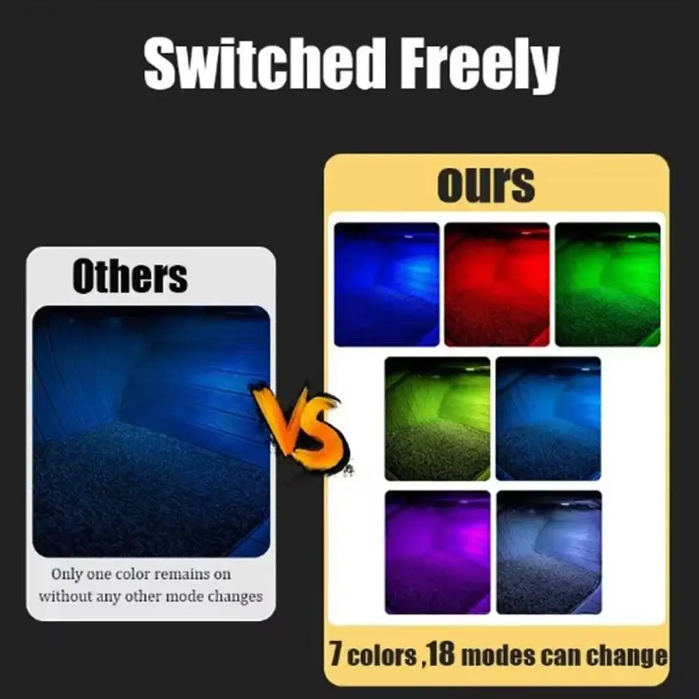 

Led Car Interior Atmosphere Lamp Footwell Light Decoration Accessories For A1 A4 B7 B8 B9 A5 A6 C6 C7 A7 A8 Tt Q3 Q5 Q Q2o9