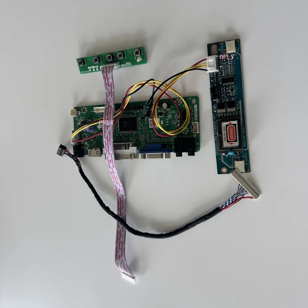 

Controller board HDMI-compatible VGA DVI for G185XW01 V0 1366X768 LCD panel screen monitor DIY display 18.5"