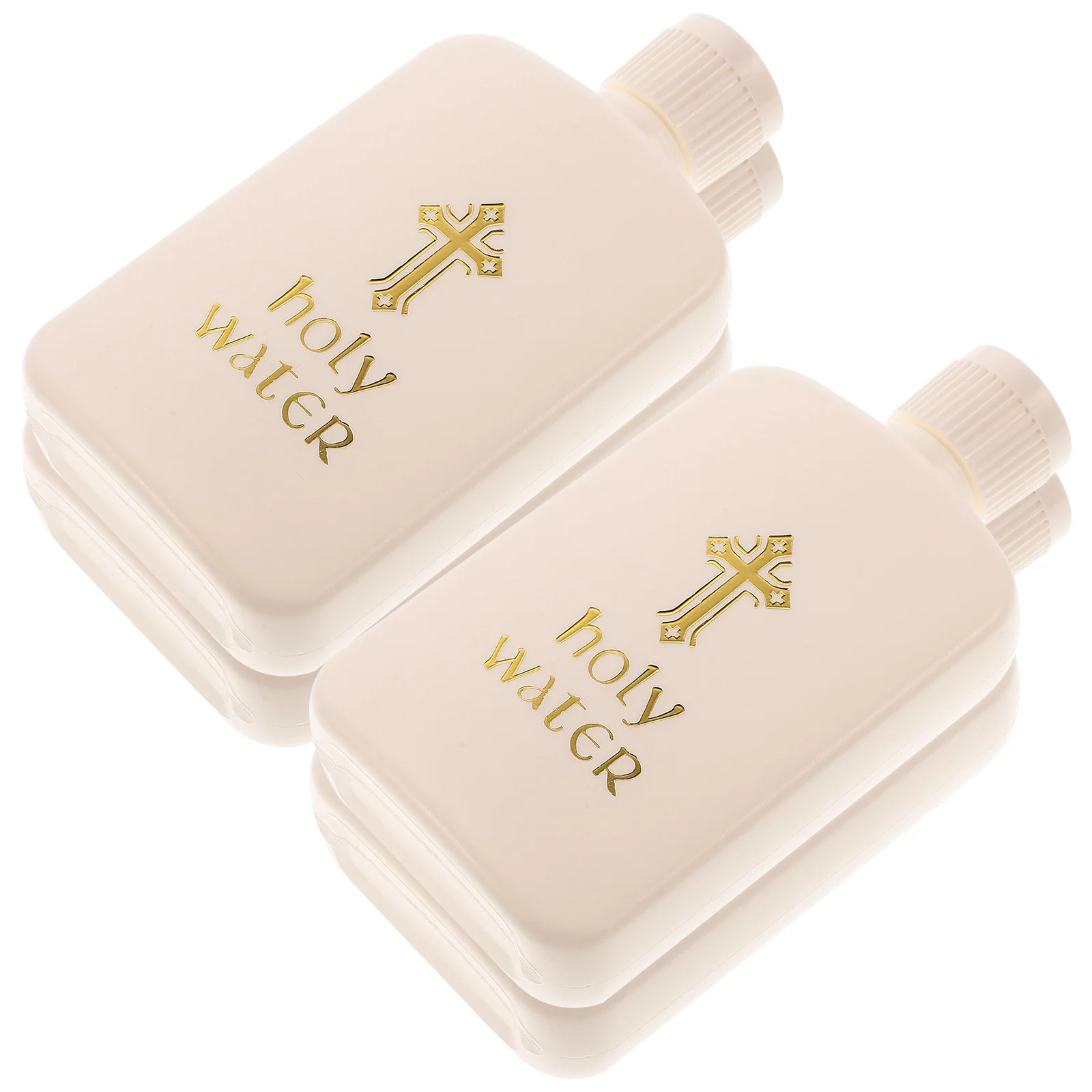 

4pcs Holy Water Bottle Catholic Cross Mini Decorative Bottles For Home Church Decor Baptism Wedding Party Favors Apothecary Set