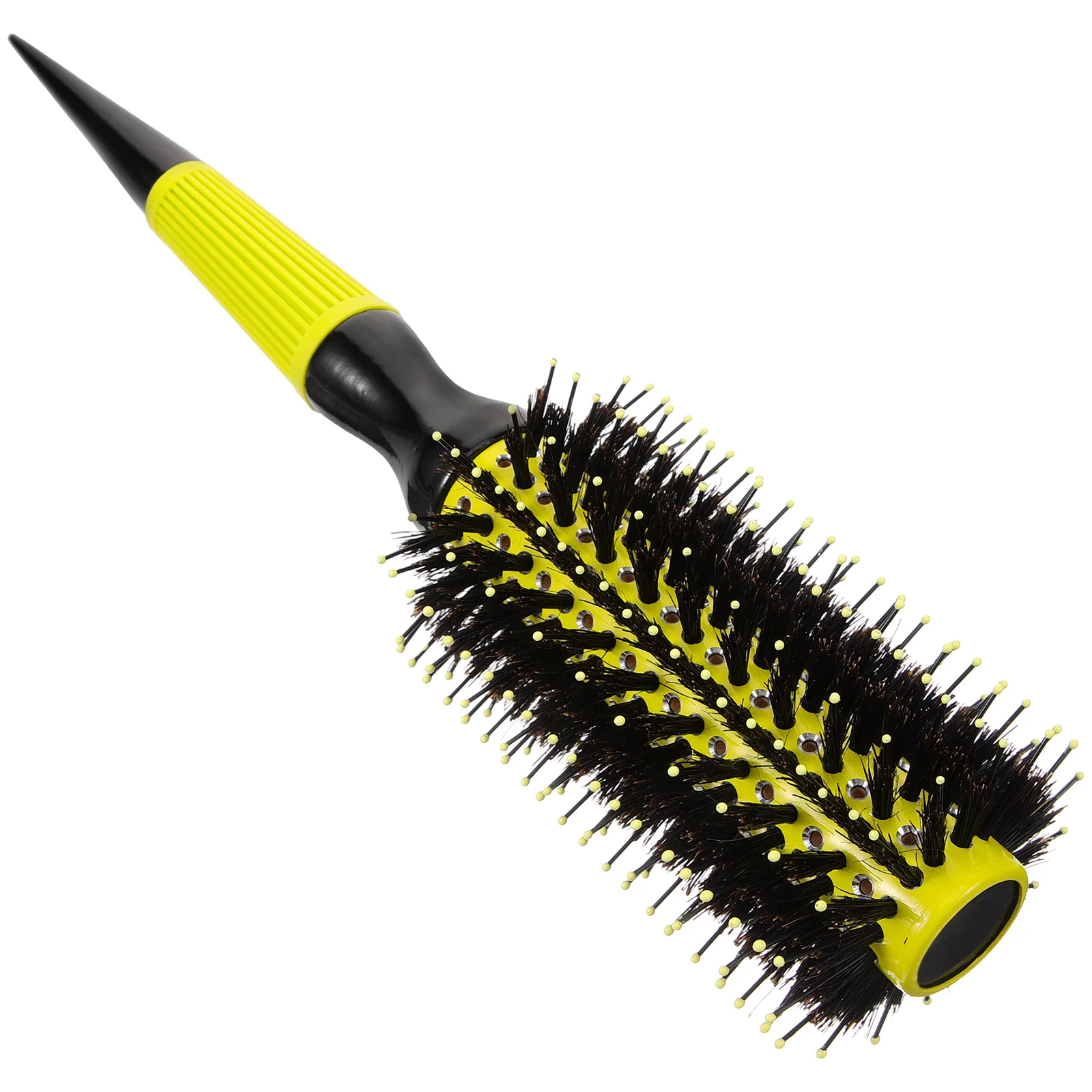 

Anti-Slip Handle Roller Hair Brush For Women Small Round Portable Travel Soft Bristles Curling Styling Lightweight